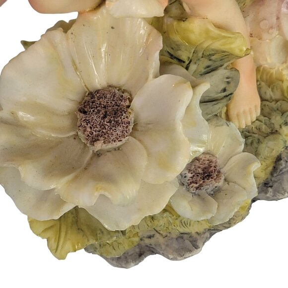 Vintage 90s Pink Ceramic Forest Fairy Figurine Home Decor Accent Fantasy Room - Picture 11 of 15